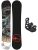 TRANS Pirate 120 + Junior M Black 2023 Snowboard-Set red – Uni